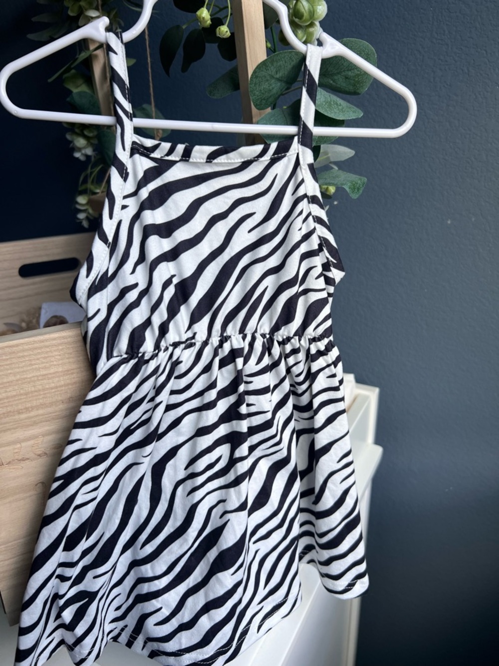 Black and White Zebra Print Sundress